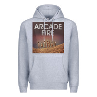 Heather Grey #arcade fire everything now tour 2022 Premium Hoodie - linhVisuals