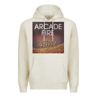 Oatmeal Heather #arcade fire everything now tour 2022 Premium Hoodie - linhVisuals