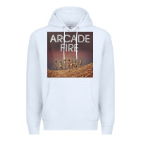 White #arcade fire everything now tour 2022 Premium Hoodie - linhVisuals