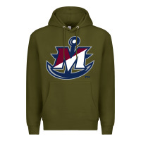 Army Green suny maritime college Premium Hoodie - linhVisuals