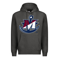 Charcoal Heather suny maritime college Premium Hoodie - linhVisuals