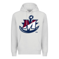 Dove Grey suny maritime college Premium Hoodie - linhVisuals