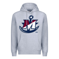 Heather Grey suny maritime college Premium Hoodie - linhVisuals