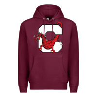 Burgundy suny cortland red dragons Premium Hoodie - linhVisuals
