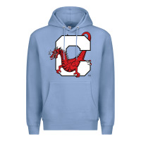Colony Blue suny cortland red dragons Premium Hoodie - linhVisuals
