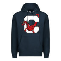 Navy suny cortland red dragons Premium Hoodie - linhVisuals