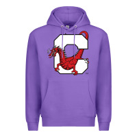 Purple suny cortland red dragons Premium Hoodie - linhVisuals