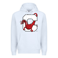 White suny cortland red dragons Premium Hoodie - linhVisuals