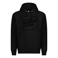 Black old spaghetti factory Premium Hoodie - linhVisuals