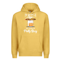 Antique Gold cigar smoking tshirt smoking whiskey drinking dad tee gift Premium Hoodie - linhVisuals