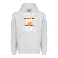Dove Grey cigar smoking tshirt smoking whiskey drinking dad tee gift Premium Hoodie - linhVisuals