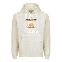 Oatmeal Heather cigar smoking tshirt smoking whiskey drinking dad tee gift Premium Hoodie - linhVisuals