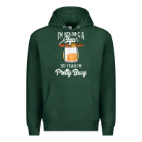Cigar Smoking Tshirt Smoking Whiskey Drinking Dad Tee Gift Premium Hoodie | Teevron