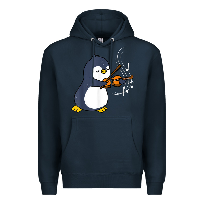 Penguin Playing Violin Animal Premium Hoodie by linhVisuals | Teevron