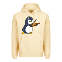 Pina Colada penguin playing violin animal Premium Hoodie - linhVisuals