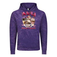 Cloud Purple mama needs coffee Vintage Hoodie - BarkalooDesign