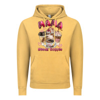 Vintage Mustard mama needs coffee Vintage Hoodie - BarkalooDesign
