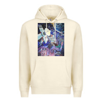 Sandshell spaceship earth mural Premium Hoodie - linhVisuals