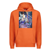 Carrot spaceship earth mural Premium Hoodie - linhVisuals