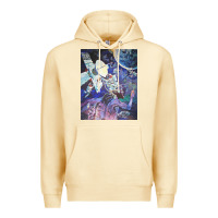 Pina Colada spaceship earth mural Premium Hoodie - linhVisuals