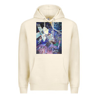 Tofu spaceship earth mural Premium Hoodie - linhVisuals