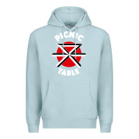 Blue Mist picnic table parody Premium Hoodie - linhVisuals