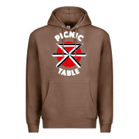 Chestnut picnic table parody Premium Hoodie - linhVisuals
