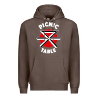 Coffee picnic table parody Premium Hoodie - linhVisuals