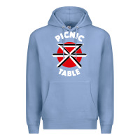 Colony Blue picnic table parody Premium Hoodie - linhVisuals