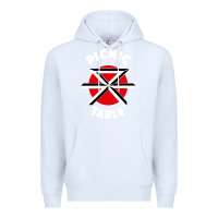 White picnic table parody Premium Hoodie - linhVisuals