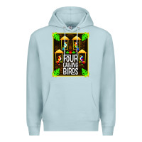 Blue Mist four calling birds Premium Hoodie - linhVisuals
