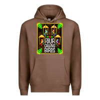 Chestnut four calling birds Premium Hoodie - linhVisuals