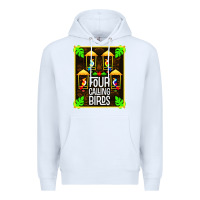 White four calling birds Premium Hoodie - linhVisuals