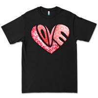 Black heart shaped love valentine's day Premium Tee - LillyAllenDesigns