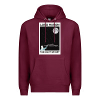 Burgundy lord huron the night we met Premium Hoodie - linhVisuals