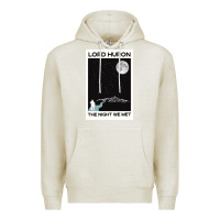 Oatmeal Heather lord huron the night we met Premium Hoodie - linhVisuals