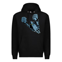 Black gigantor tetsujin Premium Hoodie - linhVisuals