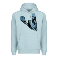 Blue Mist gigantor tetsujin Premium Hoodie - linhVisuals