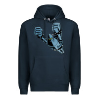 Navy gigantor tetsujin Premium Hoodie - linhVisuals