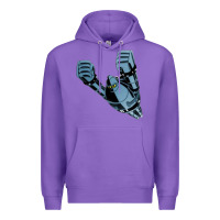 Purple gigantor tetsujin Premium Hoodie - linhVisuals