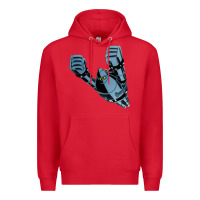 Red gigantor tetsujin Premium Hoodie - linhVisuals