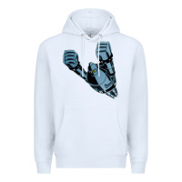 White gigantor tetsujin Premium Hoodie - linhVisuals