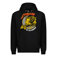 Black AC 130 Gunship New Spectre Premium Hoodie - linhVisuals