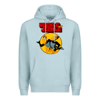 Blue Mist heckle and jeckle Premium Hoodie - linhVisuals