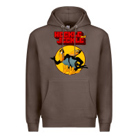 Coffee heckle and jeckle Premium Hoodie - linhVisuals