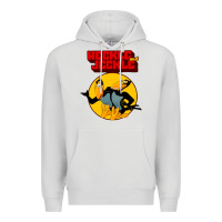 Dove Grey heckle and jeckle Premium Hoodie - linhVisuals