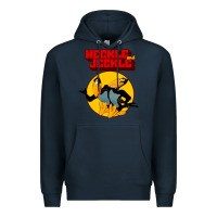 Navy heckle and jeckle Premium Hoodie - linhVisuals