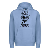 Colony Blue make money not friends Premium Hoodie - linhVisuals
