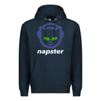 Navy napster Premium Hoodie - linhVisuals