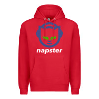 Red napster Premium Hoodie - linhVisuals